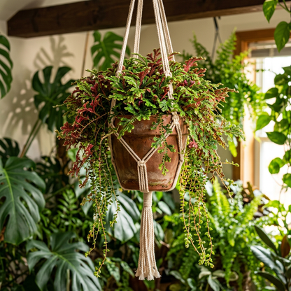 Ruby Red Club Moss Plant for Hanging Baskets