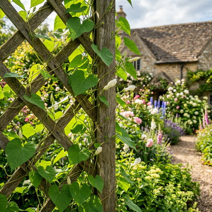 White Moonflower Vine Seeds for Trellis Gardens