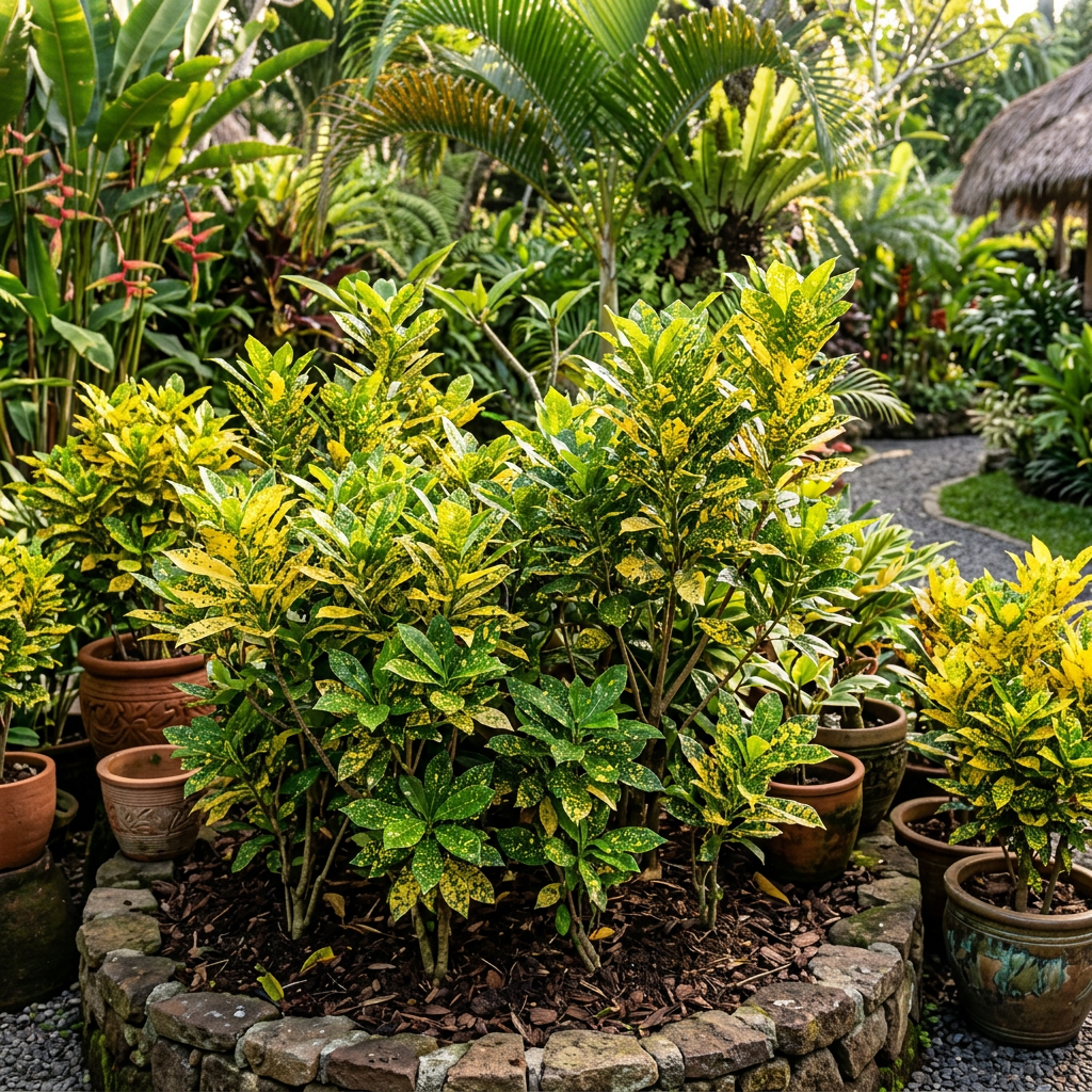 Yellow Codiaeum Variegatum Plant Seeds