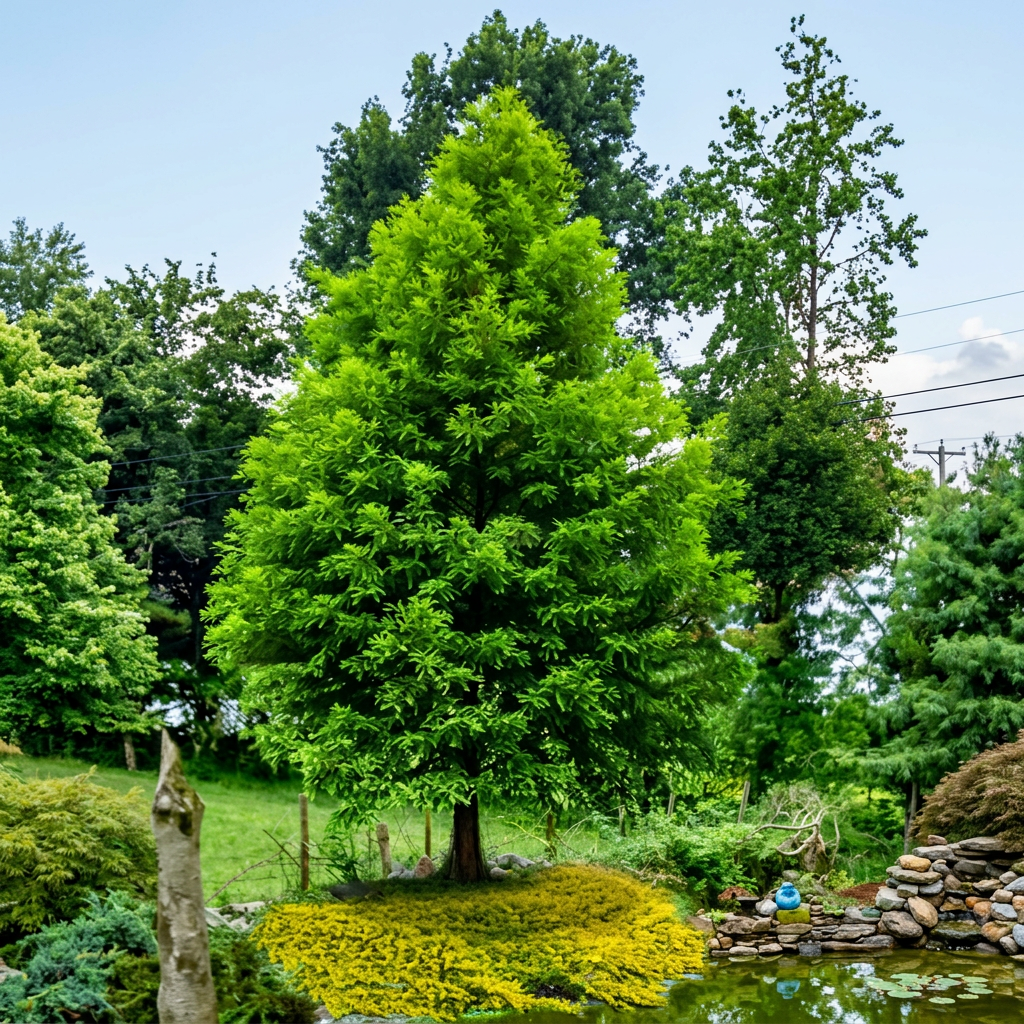 Northern Bald Cypress Tree Seeds for Outdoor Planting