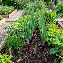 Deep Purple Scallion Onion Seeds for Garden Planting