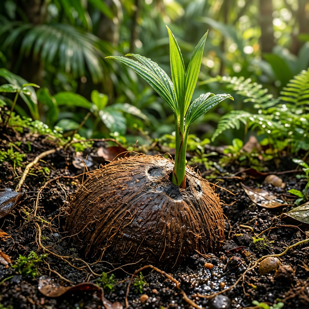 Coconut Tree Seeds for Home Garden Planting