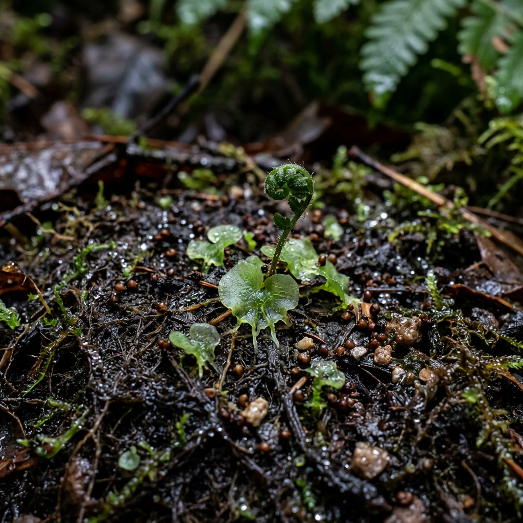 Western Sword Fern Spores for Planting