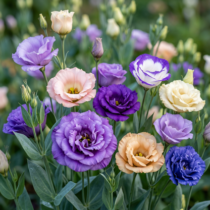 Eustoma Flower Seeds - Lisianthus Flower Seeds for Garden