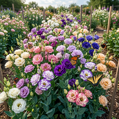 Eustoma Flower Seeds - Lisianthus Flower Seeds for Garden