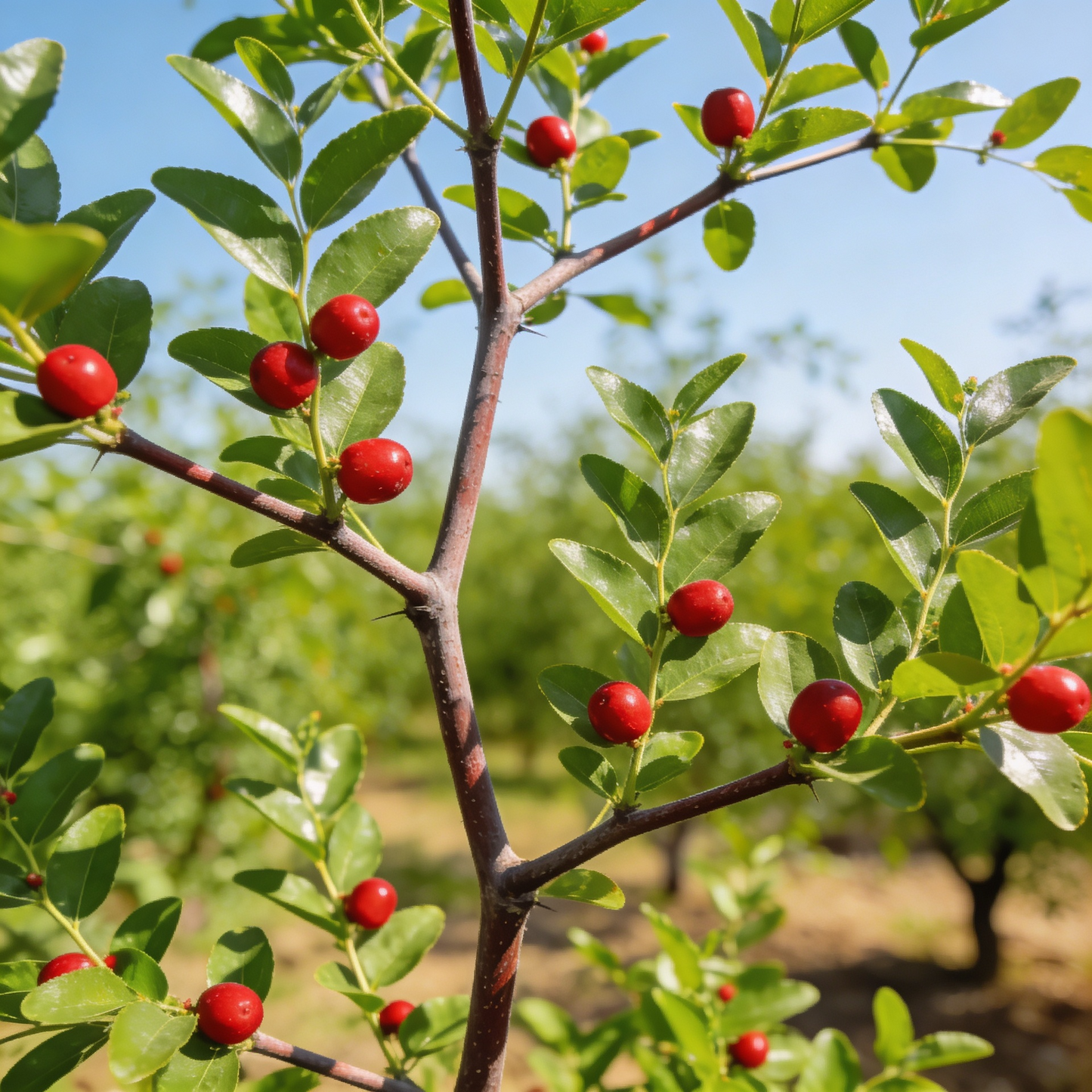 Red Sour Jujube Seeds for Outdoor Fruit Garden Planting