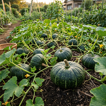 Japanese Green Pumpkin Seeds – Green Pumpkin Seeds for Home Garden