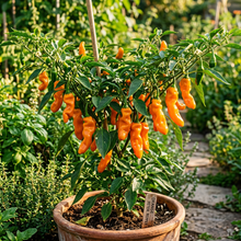 Orange Peter Pepper Plant Seeds for Planting