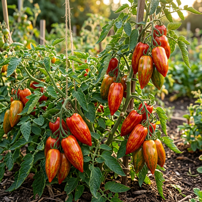 Dwarf Tomato Pepper Like Stripe Seeds – Striped Tomato Seeds for Home Garden