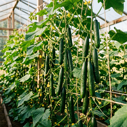 Cucumber Carmen F1 Seeds – Hybrid Cucumber Seeds for Home Garden