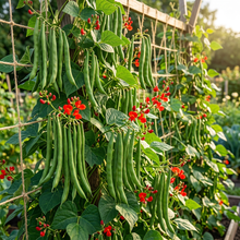 Runner Bean Scarlet Emperor Seeds for Home Garden
