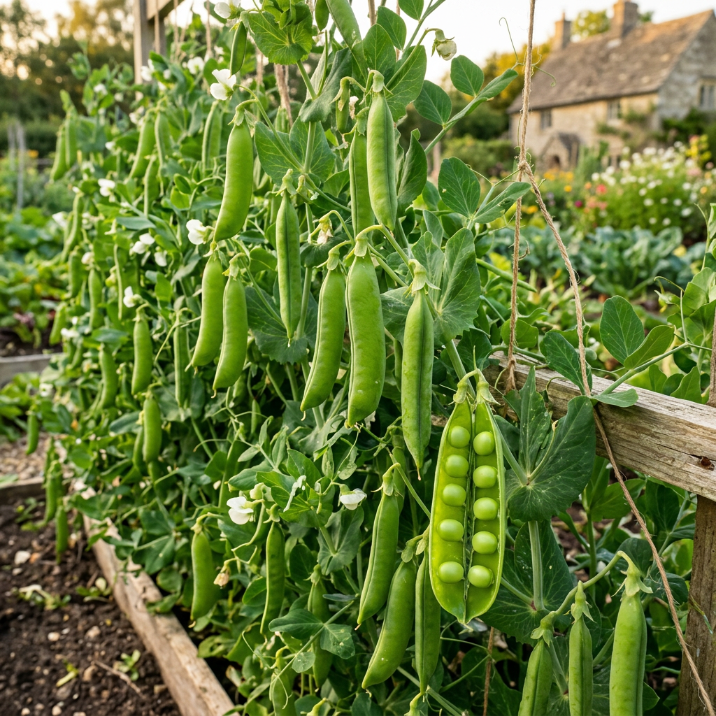 Hurst Green Shaft Pea Seeds for Home Garden