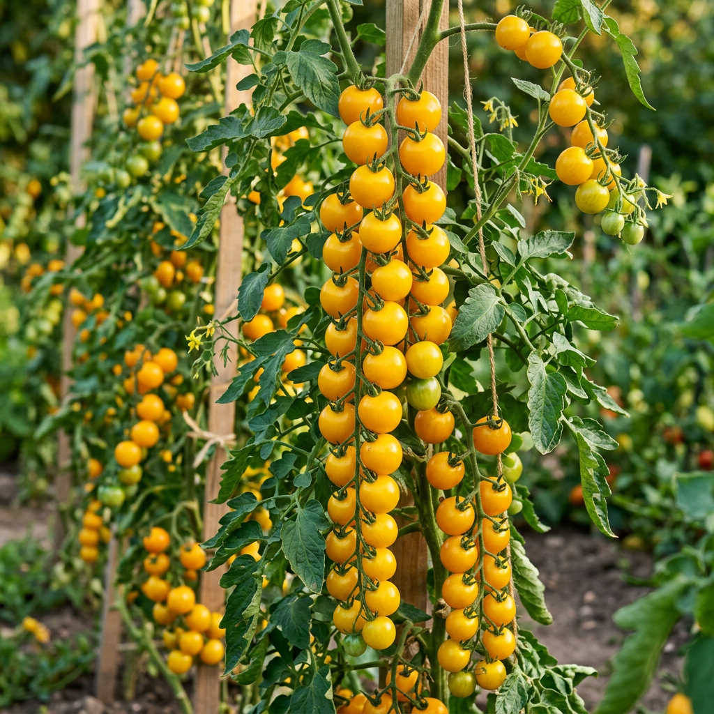 Yellow Cherry Tomato Vegetable Seeds for Planting