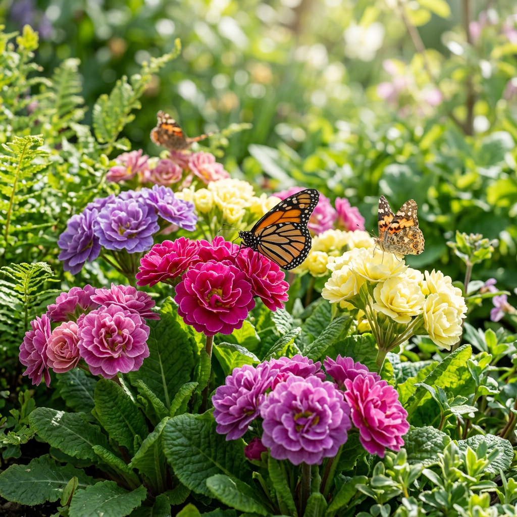 Primrose Seeds (Primula vulgaris) – Mixed Double Primula Flower Seeds