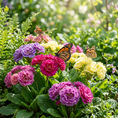Primrose Seeds (Primula vulgaris) – Mixed Double Primula Flower Seeds