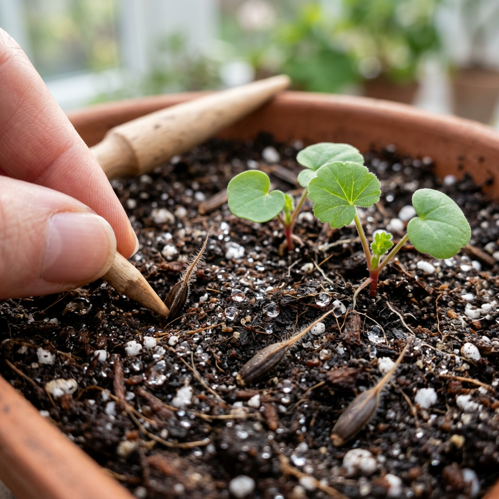 Cream Geranium Flower Seeds for Planting
