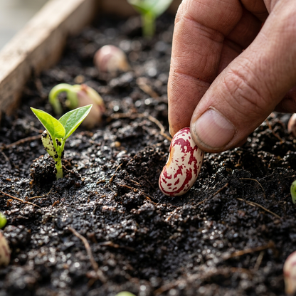 French Bean Borlotto Lingua di Fuoco Seeds