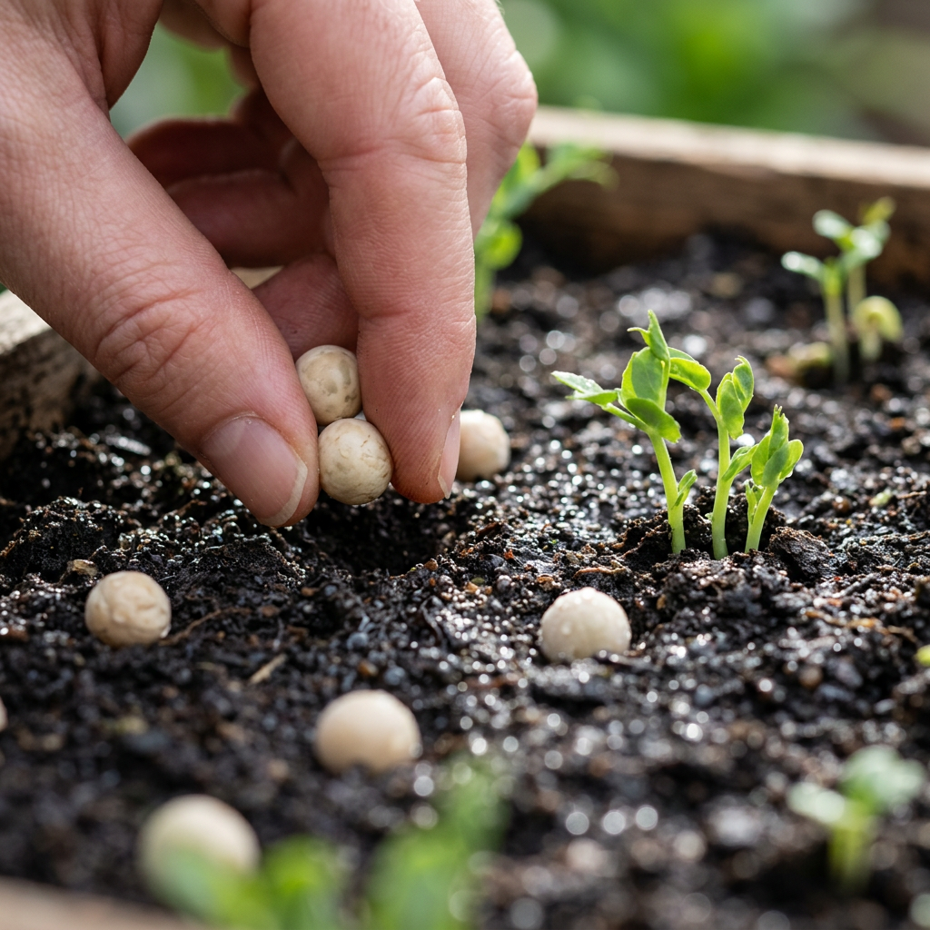 Hurst Green Shaft Pea Seeds for Home Garden