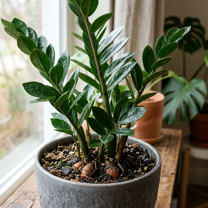 ZZ Plant Live Plant (Zamioculcas zamiifolia) – Tropical Indoor Foliage Plant