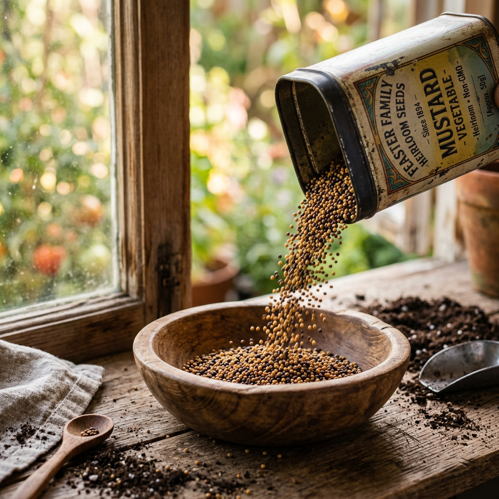 Feaster Family Heirloom Mustard Seeds