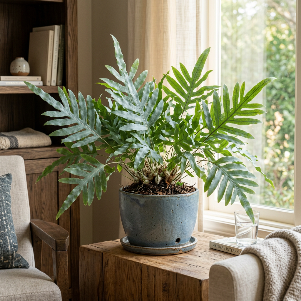 Blue Star Fern (Phlebodium aureum) – Tropical Fern Plant