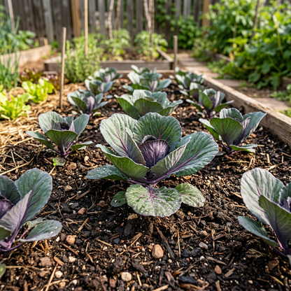 Red Acre Cabbage Seeds (Brassica oleracea) – Heirloom Red Cabbage Seeds