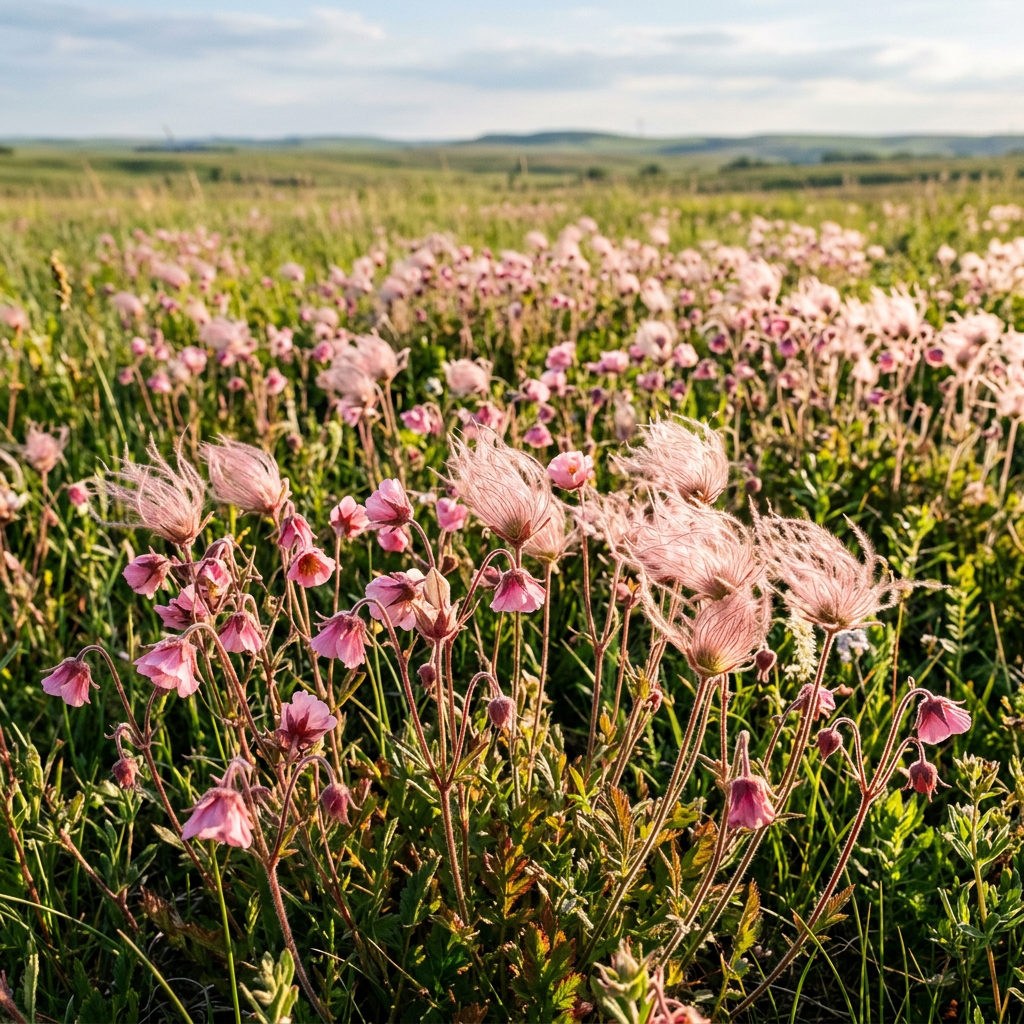 Prairie Smoke Flower Seeds for Garden Planting
