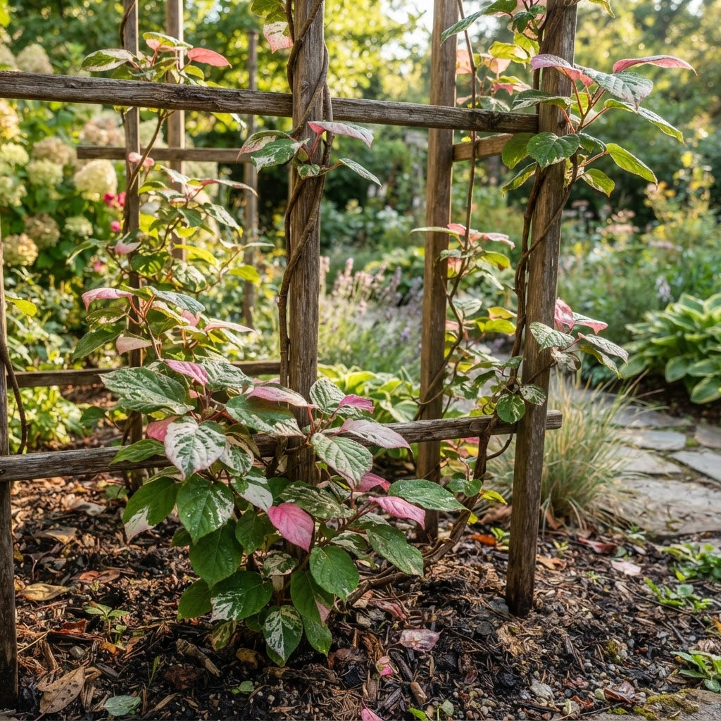Variegated Arctic Beauty Kiwi (Actinidia kolomikta) Seeds for Planting