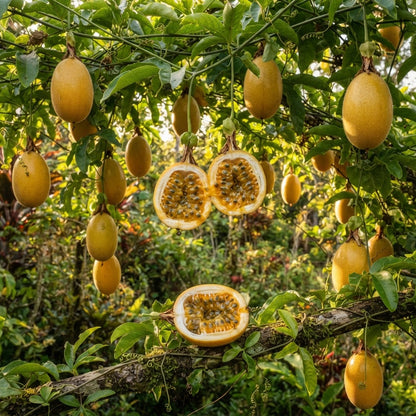 Banana Passion Fruit (Passiflora mollissima) Seeds for Planting