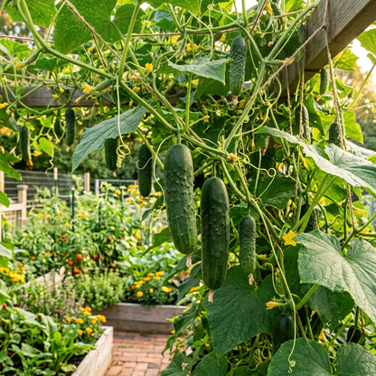 Straight Eight Cucumber Seeds – Crisp Cucumber Seeds for Home Garden