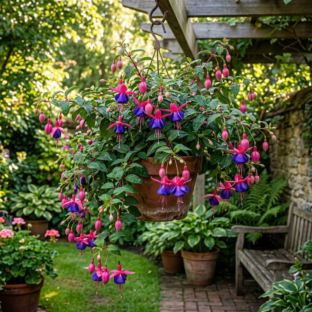 Blue Fuchsia Flower Seeds for Planting