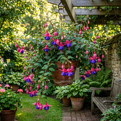 Blue Fuchsia Flower Seeds for Planting