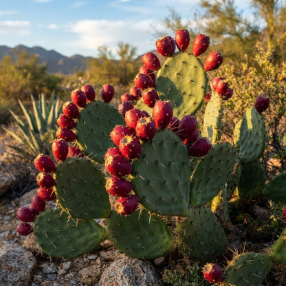 Red Prickly Pear Cactus Seeds for Planting