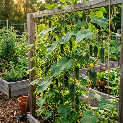 Honey Plus Cucumber Seeds – Sweet Cucumber Seeds for Home Garden