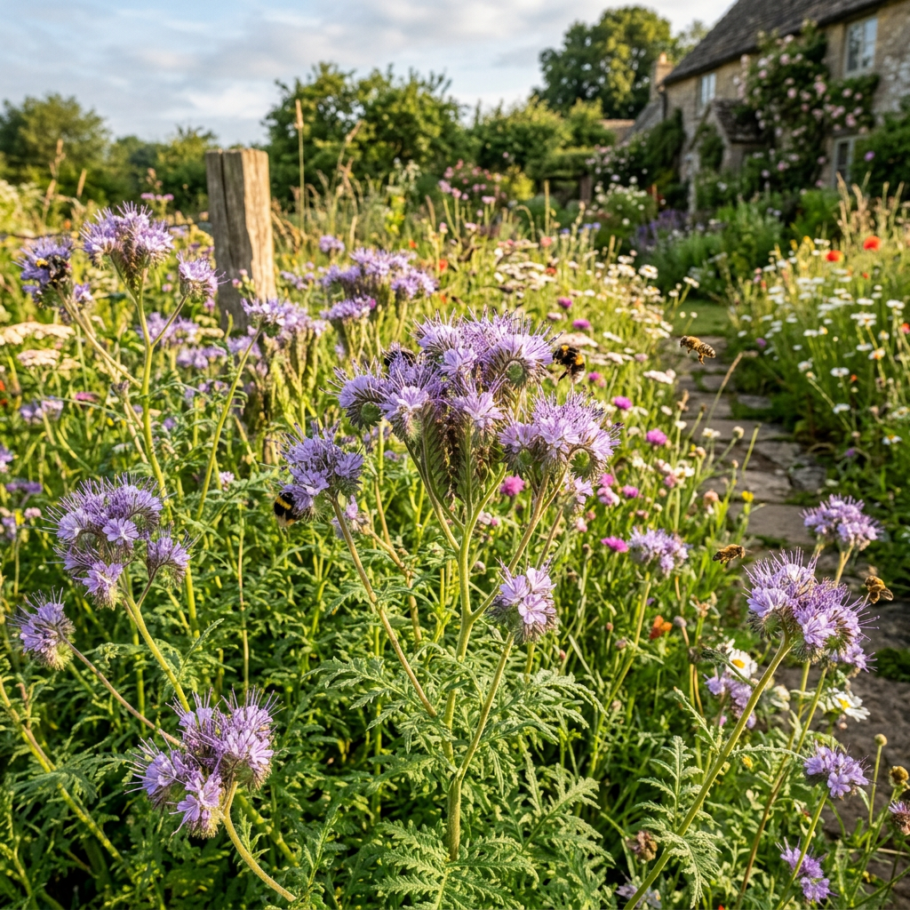 Phacelia Tanacetifolia Seeds - Phacelia Flower Seeds for Garden