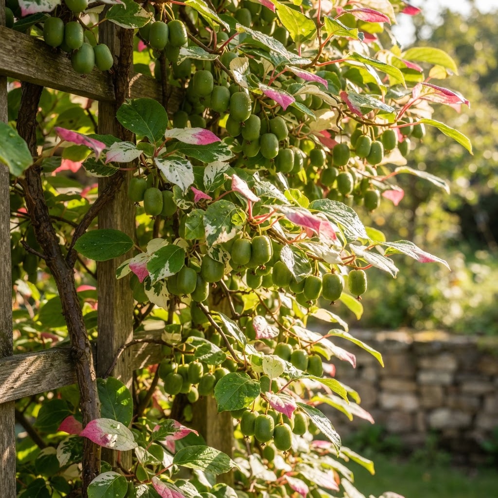 Variegated Arctic Beauty Kiwi (Actinidia kolomikta) Seeds for Planting