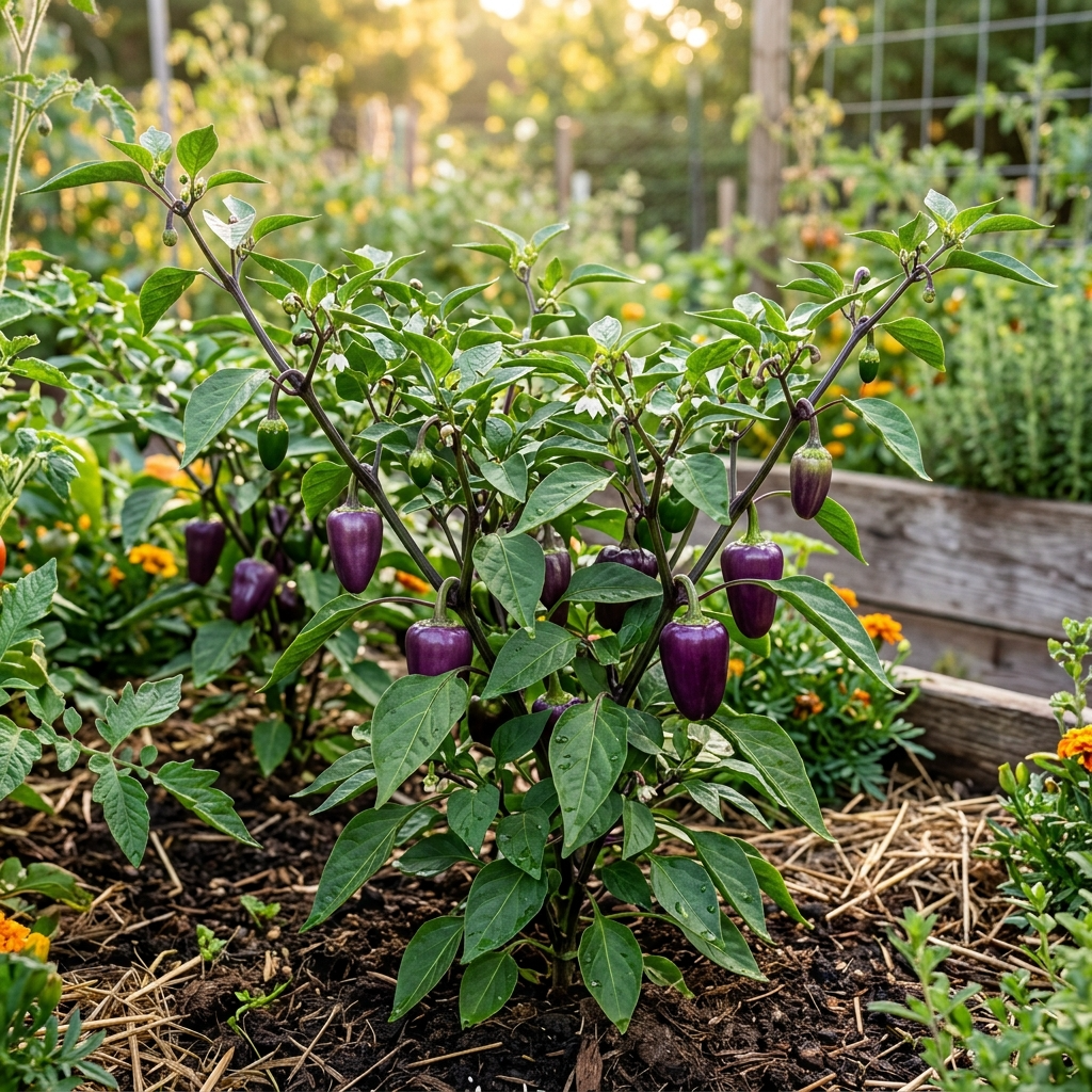Capsicum Purple Vegetable Seeds for Planting