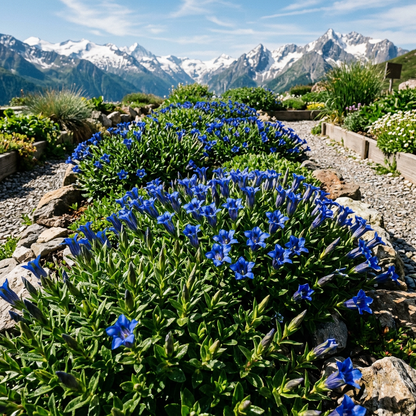 Nikita Blue Gentian Flower Seeds for Garden Planting