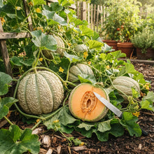 Prescott Fond Blanc Melon Seeds for Planting