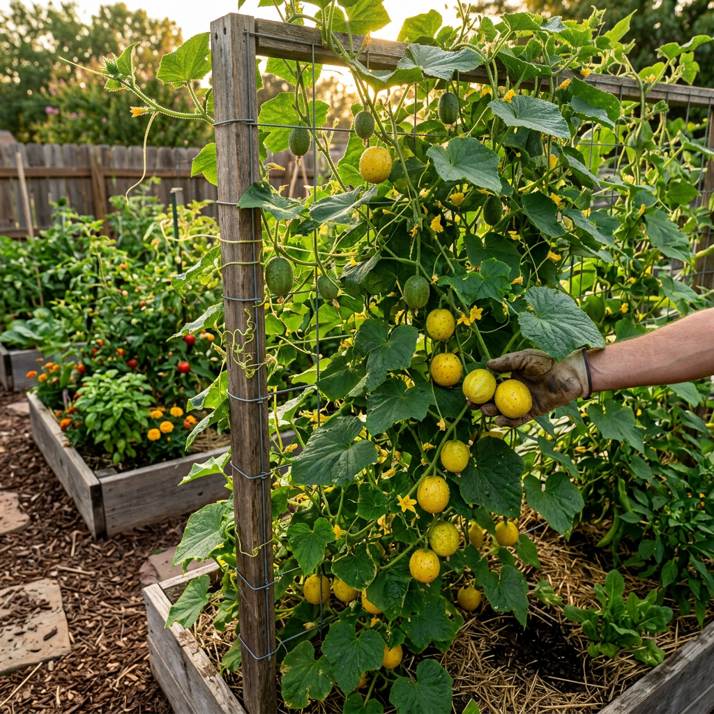 Lemon Cucumber Seeds – Round Cucumber Seeds for Home Garden