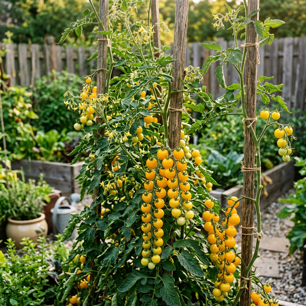 Yellow Cherry Tomato Vegetable Seeds for Planting