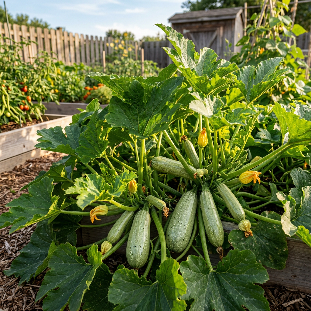 Zucchini Grey Lebanese Seeds – Zucchini Seeds for Home Garden