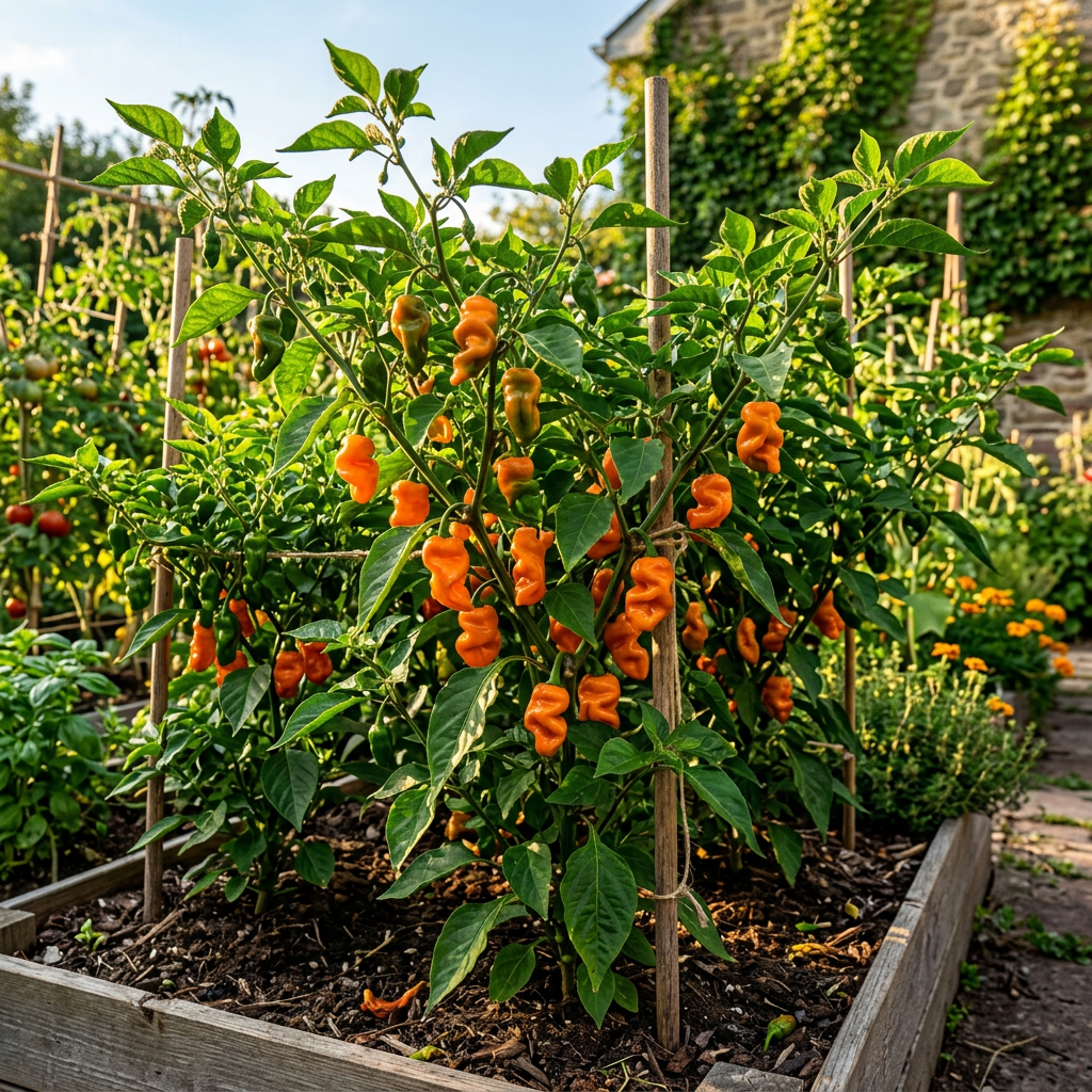 Orange Peter Pepper Plant Seeds for Planting