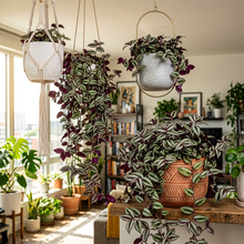 Tradescantia Zebrina Live Plant for Home and Garden