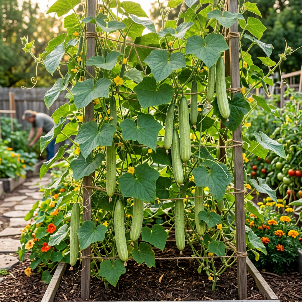 Armenian Cucumber Seeds – Long Cucumber Seeds for Home Garden