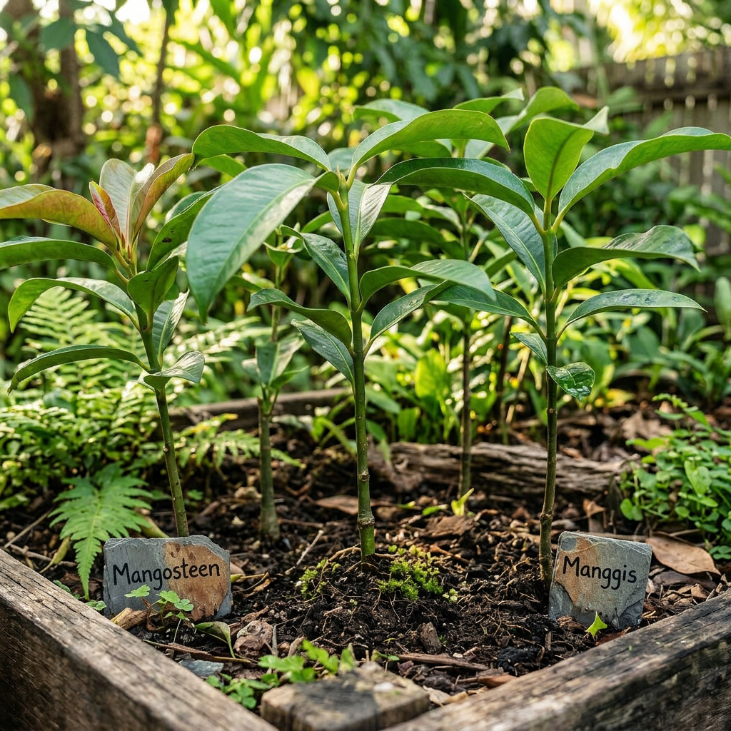 Mangosteen Fruit Seeds for Home Garden Planting