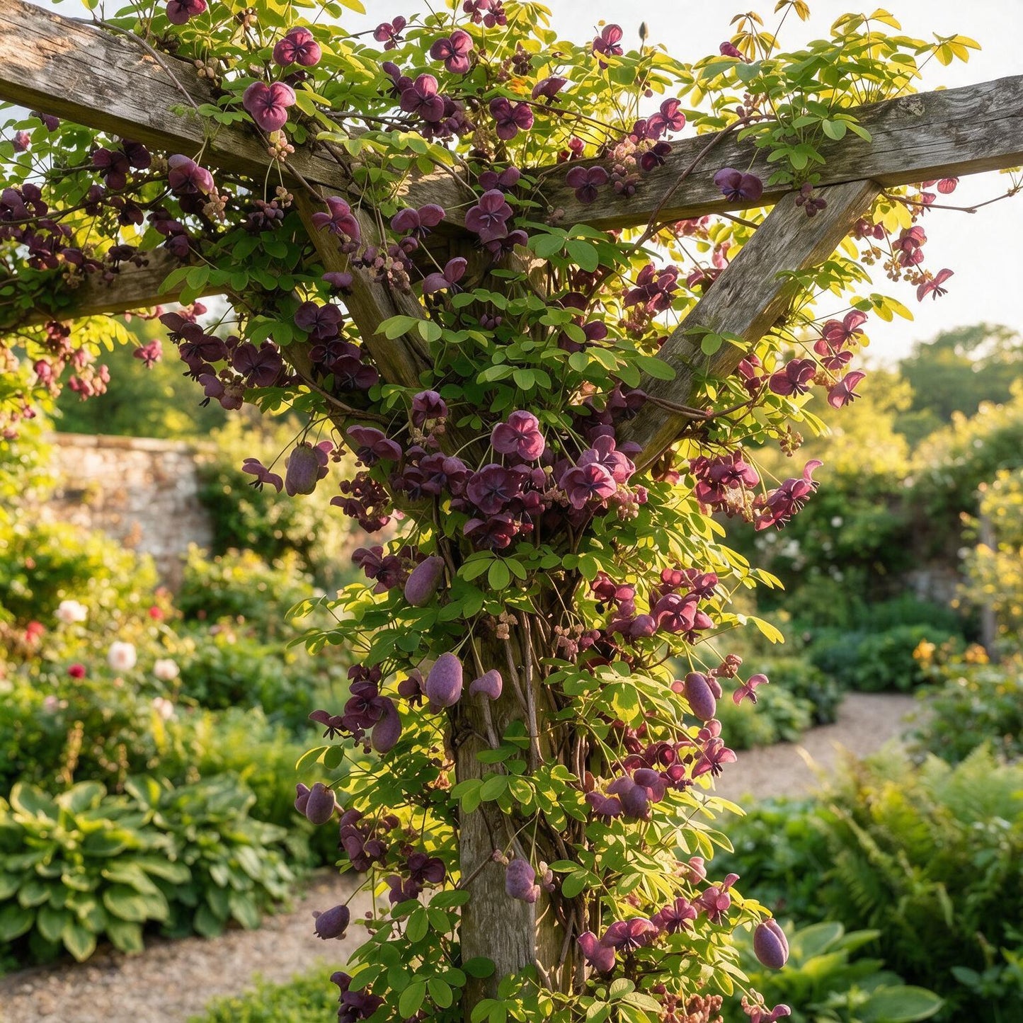 Chocolate Vine (Akebia trifoliata) Seeds for Planting