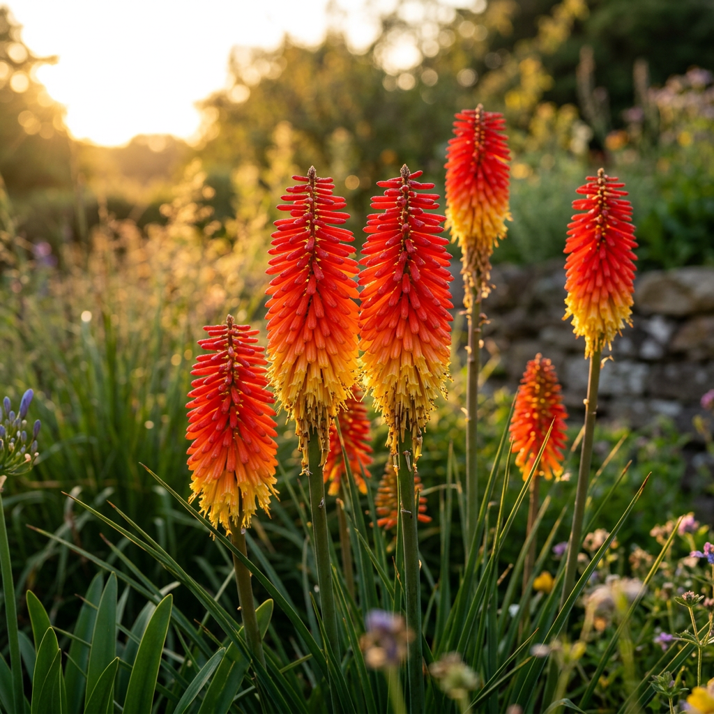Red Hot Poker Seeds (Kniphofia uvaria) – Torch Lily Flower Seeds