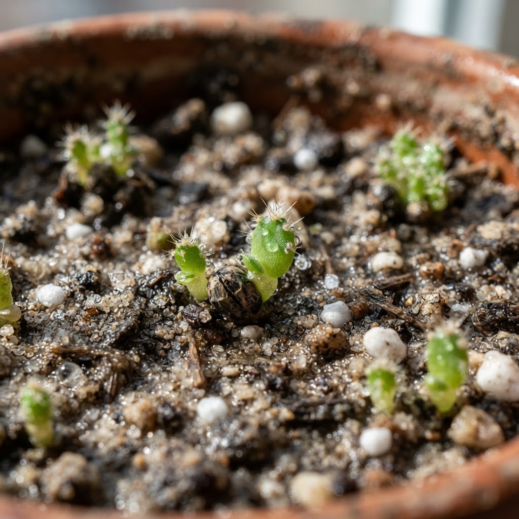 Green Prickly Pear (Opuntia lasiacantha) Cactus Seeds for Planting