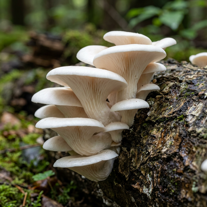 Snow Oyster Mushroom Plug Spawn (Pleurotus ostreatus) – Organic Oyster Mushroom Plugs